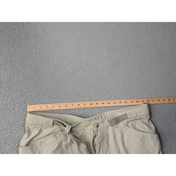 Columbia Convertible Pants Mens 40x32 Cargo Belted Omni Wick Hiking Beige - Picture 11 of 14